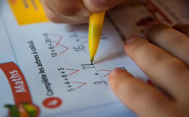 girl studying